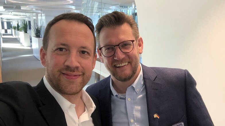 Heiko Wilken (derecha), nuevo Director general de WIKUS Nordic y Benjamin Scheiner (izquierda), Chief Sales Officer de WIKUS Canada
